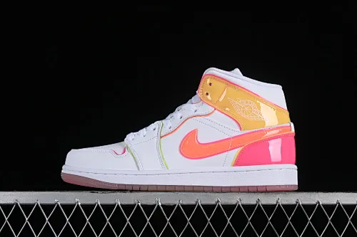 All Categories Air Jordan Jordan Series Basketball Shoes Air Jordan 1 Mid Air Jordan 1 Mid AJ1 Joe 1 Jelly Candy China Cultural Leisure Sneakers CV4611-100
